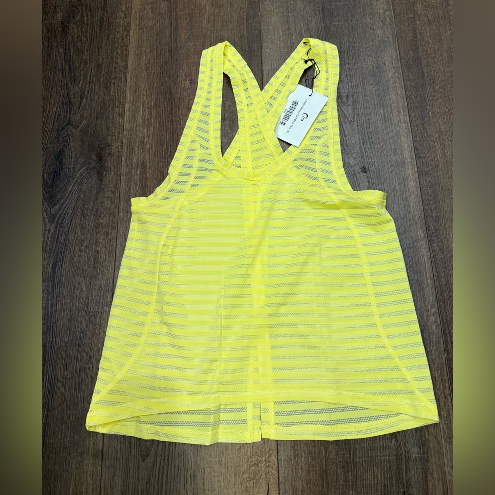 NWT Zyia lemon nimbus split back tank